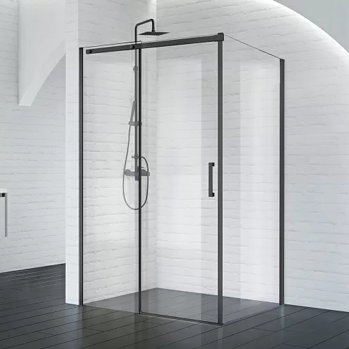 BelBagno  ACQUA-AH-1-140/90-C-NERO Душевой уголок