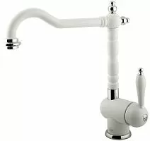 Timo 2406F white-matt Morea Смеситель для кухни, белый матовый
