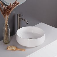 BelBagno BB1357 Раковина накладная керамическая 36 см, белая