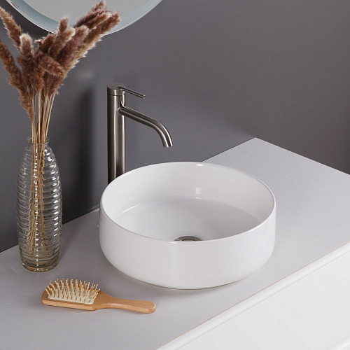 BelBagno BB1357 Раковина накладная керамическая 36 см, белая