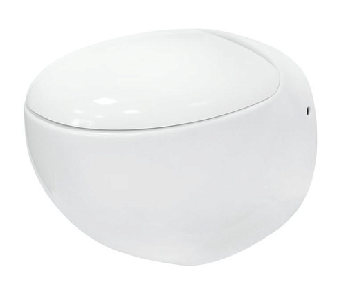 Sanita Luxe WC.WH/Ringo/DM.Rim/WHT.G/S1 Ringo RML Унитаз подвесной 41х57 см, с сиденьем, белый S1