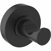 Ideal Standard A9115XG IOM Крючок для полотенца, одинарный, Silk Black (черный шелк) купить  в интернет-магазине Сквирел