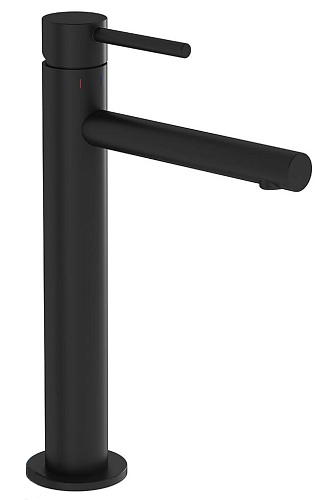 Vitra A4255736 Origin Смеситель для раковины-чаши, высокий, матовый черный снято с производства