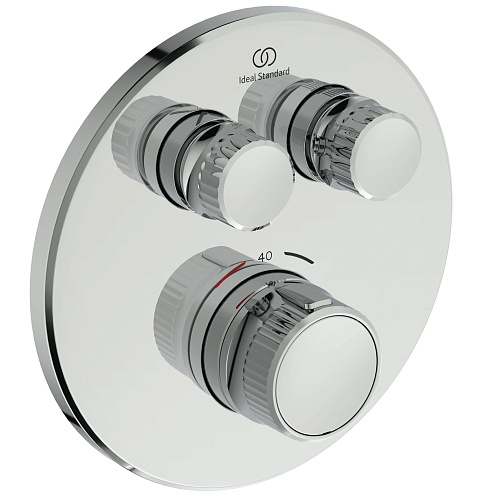 Ideal Standard A7296AA Ceratherm Navigo Смеситель для душа термостатический на 2 выхода, Chrome (хром)