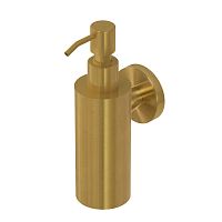 Cezares RELAX-SOIS-M-BORO Диспенсер для мыла подвесной, металл, исполнение брашированное золото купить  в интернет-магазине Сквирел
