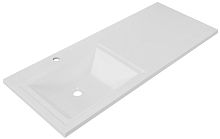 BelBagno BB1200/480-LV-MR-L Раковина из литьевого мрамора 120х48 см, белая