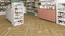 Ламинат Alpine Елка Эксперт 8 (Herringbone 8 Pro), LF102-02B Дуб Эльзас 606 х 101 х 8 mm