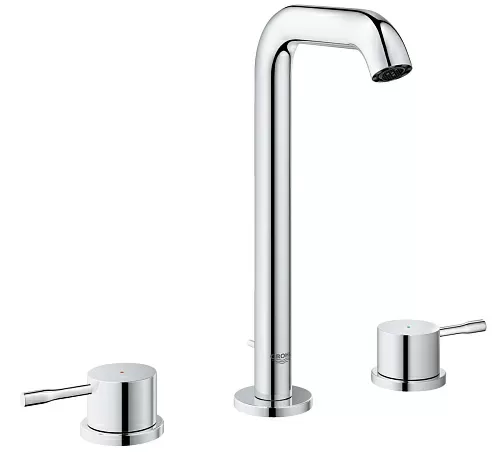 Grohe 20299001 Essence+ New Смеситель для раковины, на 3 отверстия, хром