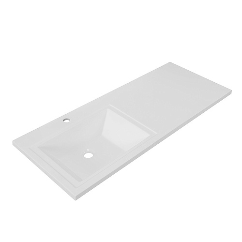 BelBagno BB1200/480-LV-MR-L Раковина из литьевого мрамора 120х48 см, белая