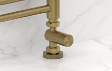 Сунержа 051-1401-1234 Вентиль прямой, (цилиндр) G 1/2" НР х G 3/4" НГ, состаренная латунь