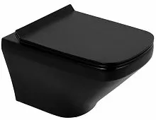 BelBagno BB3201CHR-MB SELA Чаша унитаза подвесного, 36х54 см, черная