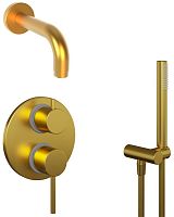 Paini 78PJSET26911BATH Cox Комплект на 2 потребителя, для ванны с ручным душем, брашированное золото PVD (PJ)
