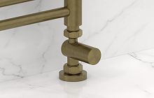 Сунержа 05-1401-1234 Вентиль прямой, (цилиндр) G 1/2" НР х G 3/4" НГ, состаренная бронза