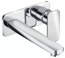 Kludi 492440575 E2 Смеситель для раковины настенный, 180 мм, хром