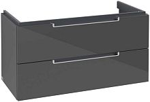 Villeroy & Boch A69700FP Subway 2.0 Тумба под раковину 99х45 см, серый глянцевый (Glossy Grey)