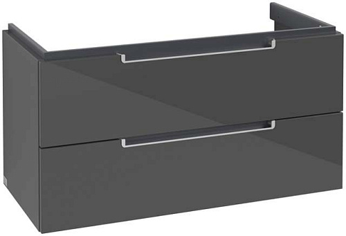 Villeroy & Boch A69700FP Subway 2.0 Тумба под раковину 99х45 см, серый глянцевый (Glossy Grey)