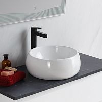 BelBagno BB1065 Раковина накладная керамическая 40 см, белая