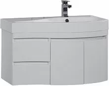 Aquanet 00213000 Сопрано Тумба с раковиной, 95х54 см, белая купить  в интернет-магазине Сквирел
