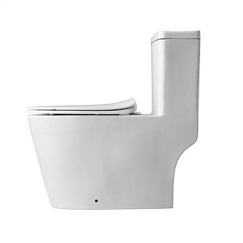 Comforty 00-00014866 CF3C6327P Унитаз-моноблок 41.5х72 см, с тонким сиденьем Soft close, белый глянец снято с производства