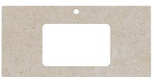 Kerama Marazzi PL3.DD590500R/100 Plaza Столешница для раковин, встраиваемых снизу, 100 см, Про Лаймстоун АТ/темно-бежевый