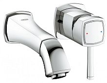 Grohe 19929000 Grandera Смеситель для раковины, вынос 177 мм, настенный монтаж, хром