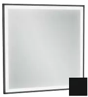 Jacob Delafon EB1433-S14 Allure & Silhouette Зеркало 60 х 60 см, с подсветкой, рама черный сатин купить  в интернет-магазине Сквирел