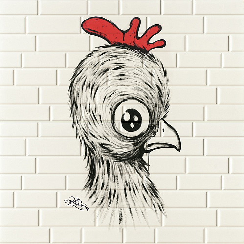 Декор Imola Mash-Up Chick Red 2 29.2x58.6 (ChickRed2) снято с производства