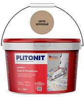 Plitonit COLORIT Premium светло-коричневая, 2 кг Цементная затирка