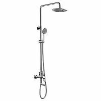 Lemark LM3162C Omega Смеситель для ванны и душа, хром