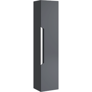 Aqwella CUB0503GR Cube Шкаф-пенал подвесной 30х133 см, серый