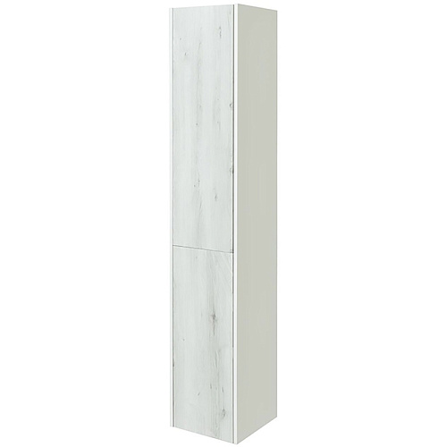 Акватон 1A219903SKW8R Сакура Шкаф - колонна 33х175 см, правый, ольха наварра/белый глянец купить  в интернет-магазине Сквирел