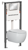 Ceramica Nova  CN3001_121002CH Комплект: Унитаз, Инсталляция, Кнопка смыва