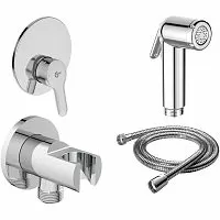 Ideal Standard BD125AA Idealspray Гигиенический набор со смесителем (A7184AA + B961368AA + A2403AA + BC807AA ), Chrome (хром)