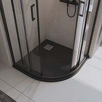 BelBagno Uno TRAY-MR-UNO-R-90-550-35-NERO-NO Душевой поддон