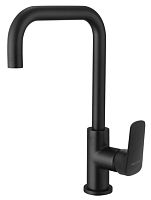 Aquatek AQ1081MB Вега Смеситель для кухни (квадратный излив), черный матовый