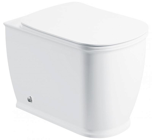 BelBagno BB10150CB Prado Чаша приставного унитаза 36х54 см, P-trap, белая BelBagno BB10150CB Prado Чаша приставного унитаза 36х54 см, P-trap, белая