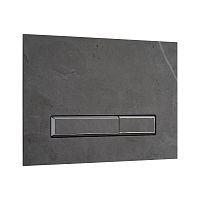 KKPol 350/PPK/413-00-03 Vitrum Grande V1 Смывная клавиша для инсталляции, Quartz, Pietra Grey