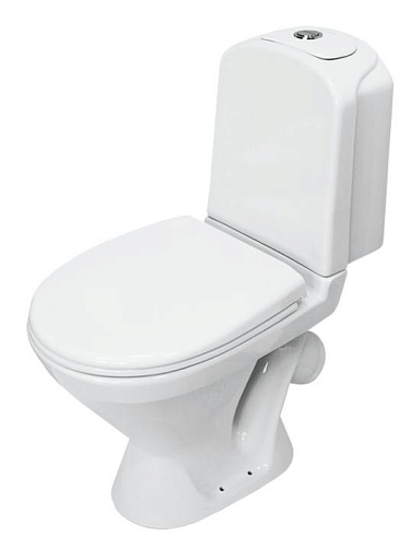 Sanita Luxe CSCSLCC01040611 Classic SL DM Унитаз-компакт напольный 35х64 см, с сиденьем soft close/clip up, белый (нов. арт. WC.CC/Classic/2-DM/WHT.G/S1)