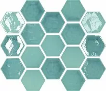 Ape Memories DawnAcquaCrackled12X13.8 Плитка купить в интернет-магазине Сквирел