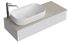 Kerama Marazzi MA.120.2/MGR.M Magica Тумба под раковину подвесная 120х48 см, утренний серый матовый