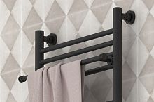 Сунержа 15-2012-0470 Полка прямая (L - 470 мм) н/ж для ДР Сунержа, муар темный титан (РЕ-64)