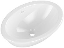 Villeroy & Boch 4A530001 Loop&Friends Раковина для установки под столешницу 43х29 см, с переливом, альпийский белый (White Alpin)