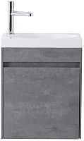 BelBagno PIETRA MINI-460-1A-SO-SCM-L База под раковину 45х26 см, подвесная, Stucco Cemento (цемент)