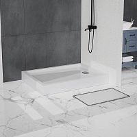 BelBagno  TRAY-BB-AH-120/100-15-W Душевой поддон