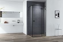 Cezares BELLAGIO-A-1-100-C-NERO Bellagio Душевой уголок 100х100 см, профиль черный