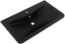 BelBagno BB1000/455-LV-ART-ALR-NERO Раковина из искусственного камня 100х45.5 см, черный матовый