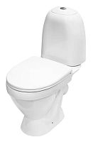 Sanita WC.CC/Victoria/1-P/WHT.G/S1 Виктория Стандарт Унитаз-компакт напольный 34х62 см, с сиденьем, белый S1