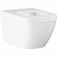 Grohe 39328000 EURO CERAMIC Унитаз подвесной 37х54 см, безободковый, без сиденья, альпин-белый