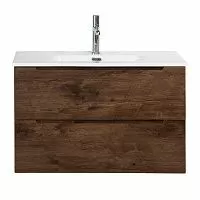 BelBagno ETNA39-800/390-2C-SO-RW-P База под раковину 80х39 см, подвесная, Rovere Moro (темный дуб) купить  в интернет-магазине Сквирел