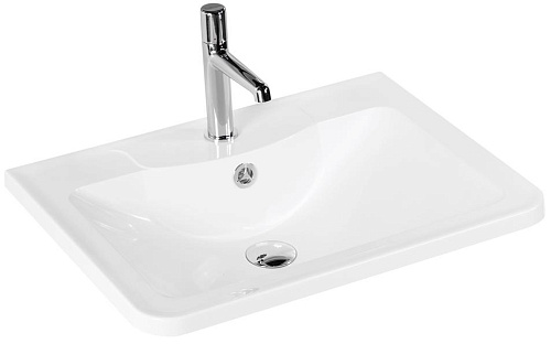 BelBagno BB700/455-LV-MR-ALR Раковина из литьевого мрамора 70х45.5 см, белая BelBagno BB700/455-LV-MR-ALR Раковина из литьевого мрамора 70х45.5 см, белая